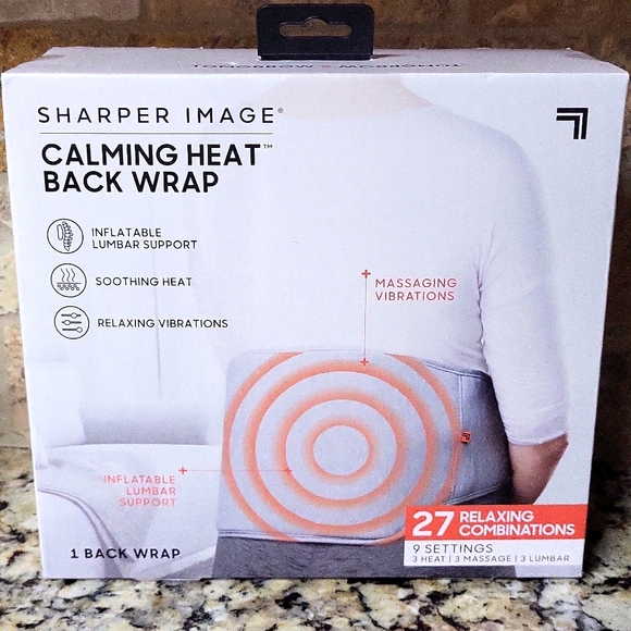 Sharper Image Calming Heat Back Wrap - Picture 1 of 11